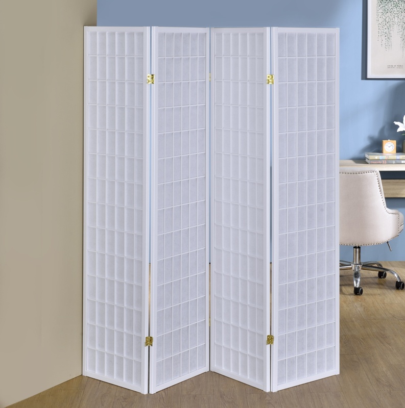 Cahya 52'' W x 70.5'' H Solid Wood Folding Room Divider