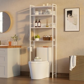2020 New Free Standing Bathroom Toilet Storage Shower Shelf Stand