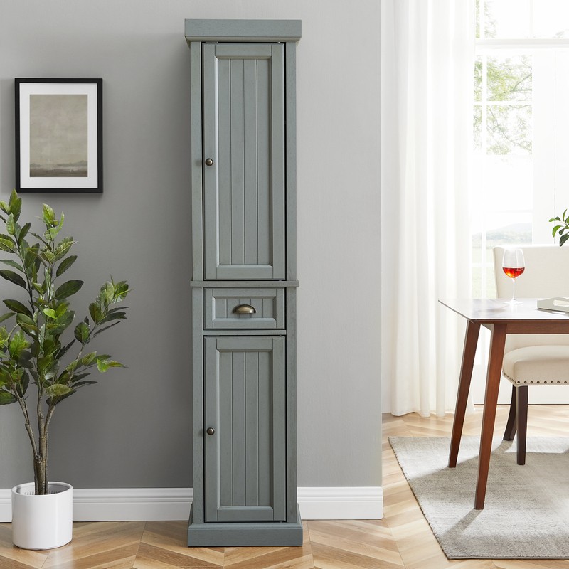 Carmel 16'' W x 72'' H x 14'' D Linen Cabinet