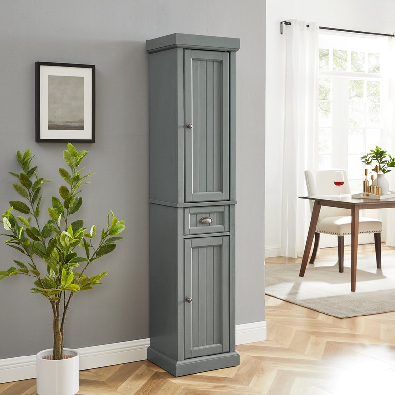Carmel 16'' W x 72'' H x 14'' D Linen Cabinet