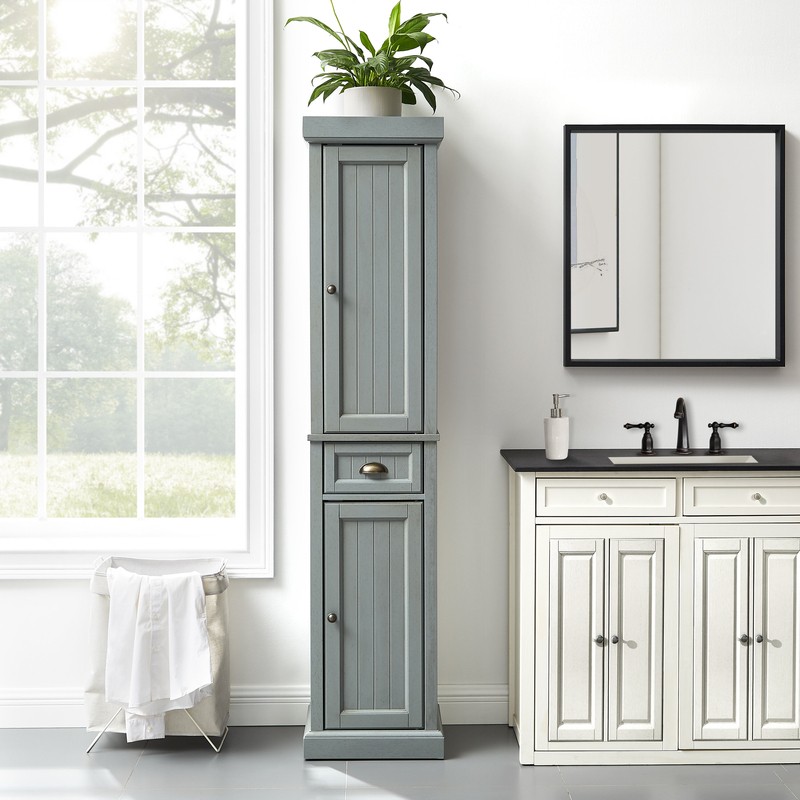 Carmel 16'' W x 72'' H x 14'' D Linen Cabinet