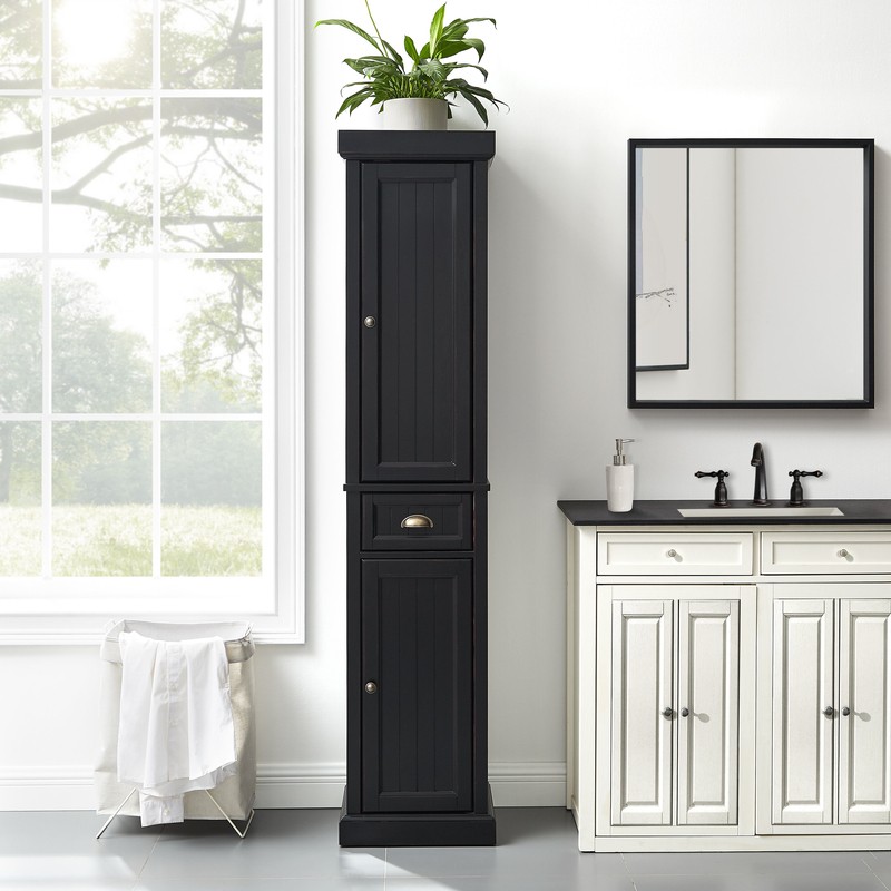 Carmel 16'' W x 72'' H x 14'' D Linen Cabinet