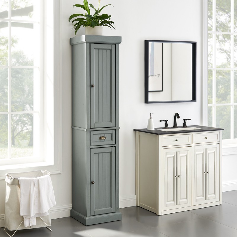 Carmel 16'' W x 72'' H x 14'' D Linen Cabinet