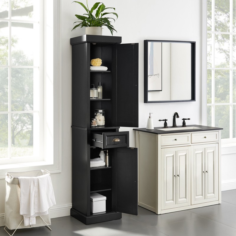Carmel 16'' W x 72'' H x 14'' D Linen Cabinet