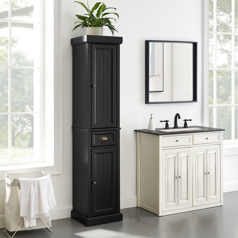 Carmel 16'' W x 72'' H x 14'' D Linen Cabinet