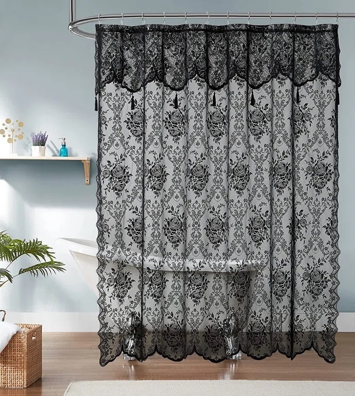 Cascading Victorian Shower Curtain