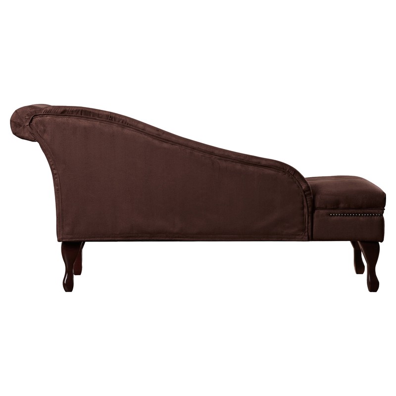 Catalano Tufted Right Arm Recessed Chaise Lounge with Storage