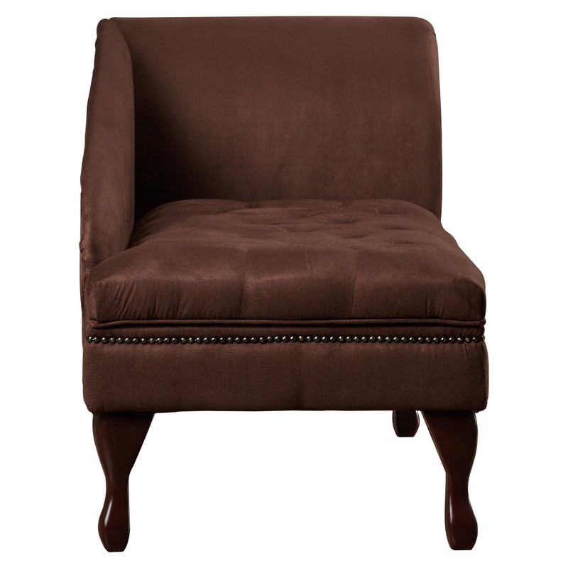 Catalano Tufted Right Arm Recessed Chaise Lounge with Storage