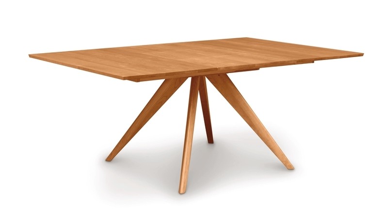 Catalina Extendable Walnut Solid Wood Pedestal Dining Table