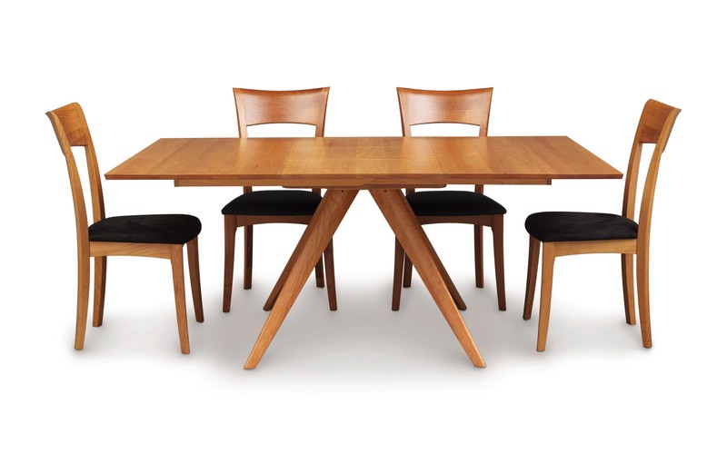 Catalina Extendable Walnut Solid Wood Pedestal Dining Table