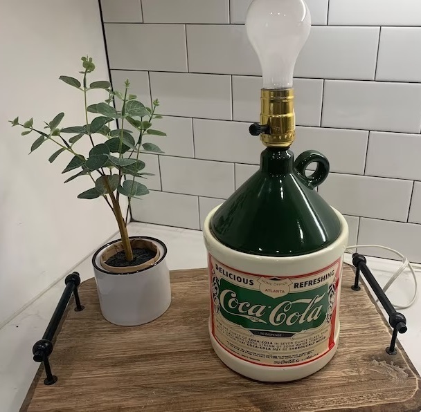 Ceramic Coke Lamp