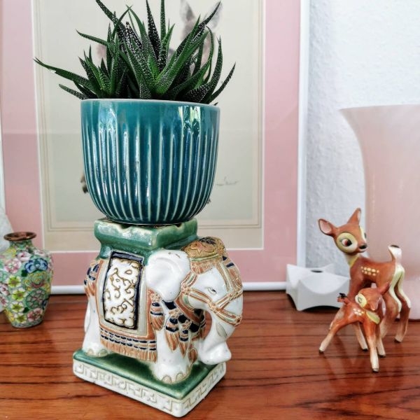 ceramic elephant plant stand ceramic elephant plant stand