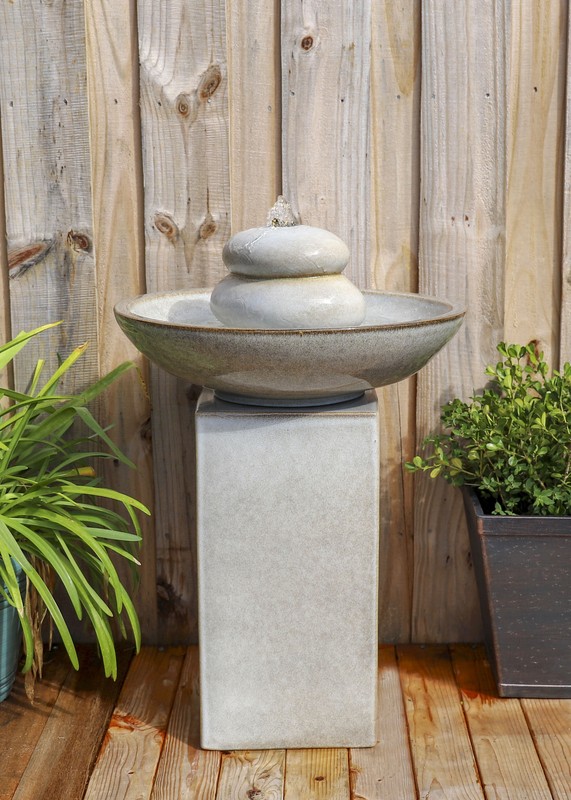 Ceramic Fountain with Light