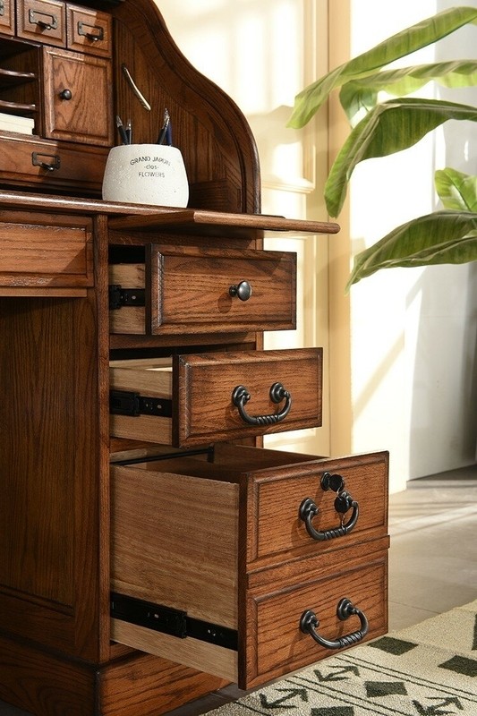 Chelsea Home Secretary Desk with Hutch