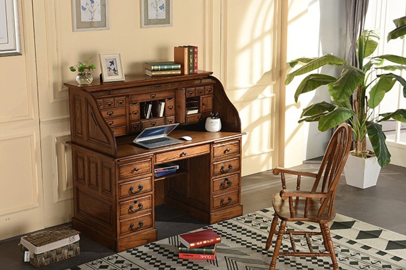 Chelsea Home Secretary Desk with Hutch