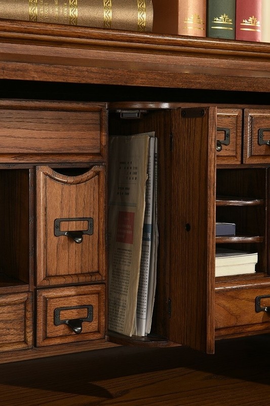 Chelsea Home Secretary Desk with Hutch