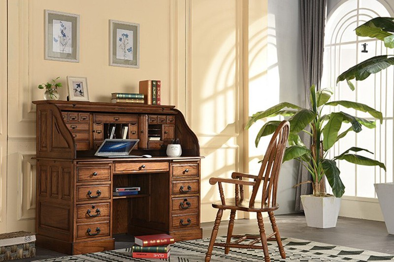 Chelsea Home Secretary Desk with Hutch