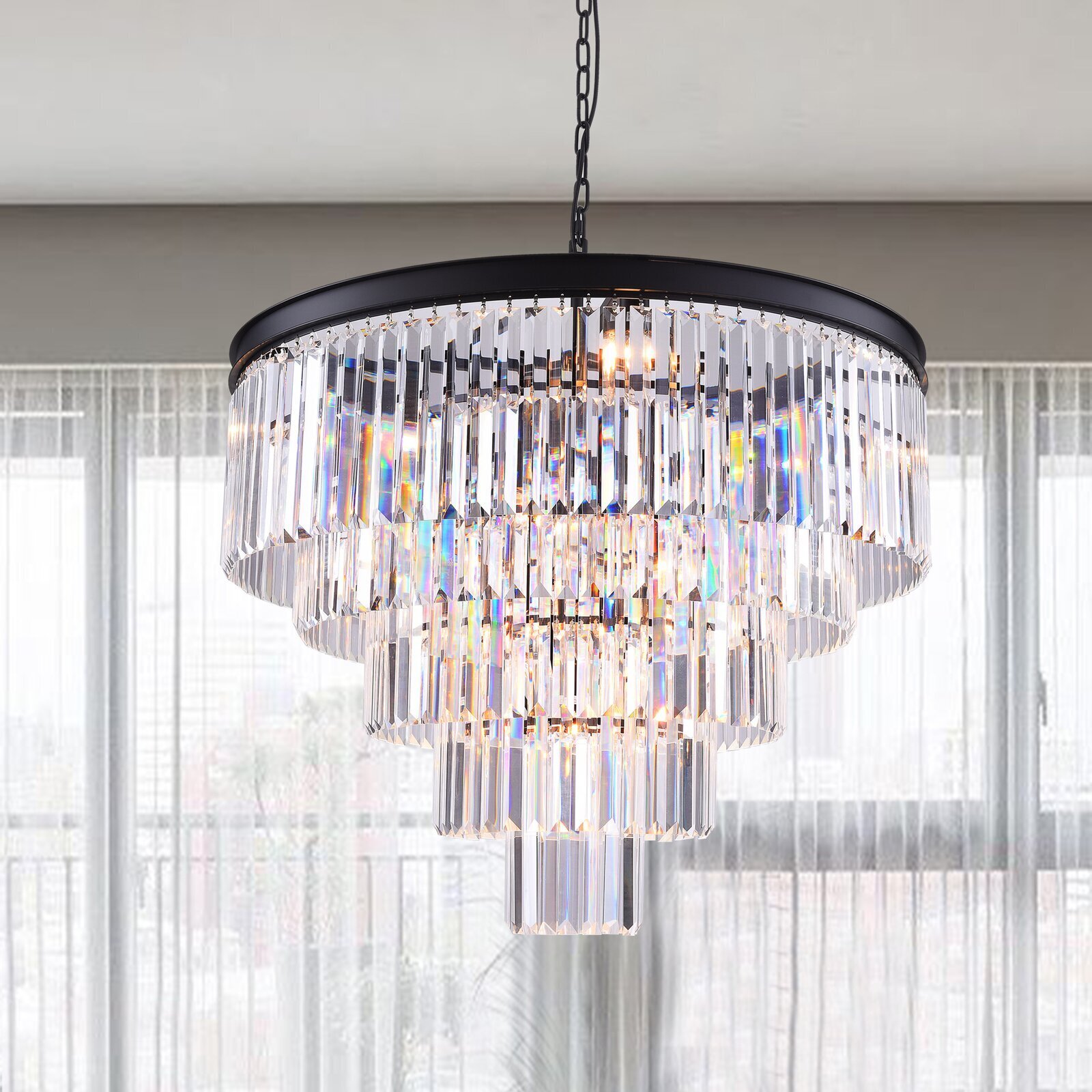 Chic Crystal Chandelier