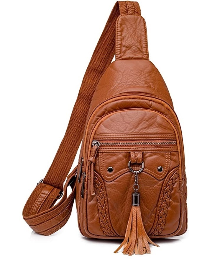 Pure leather sling bags best sale for ladies