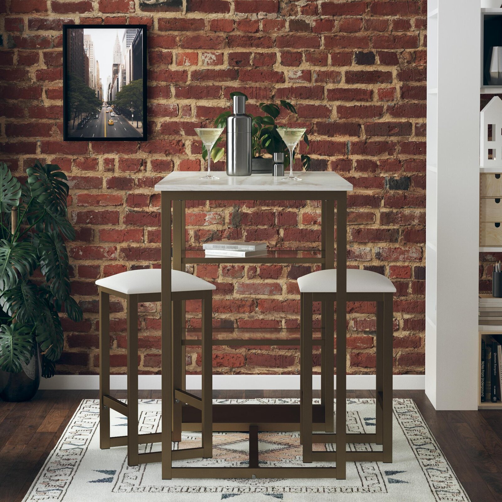 Chic Table with Stools