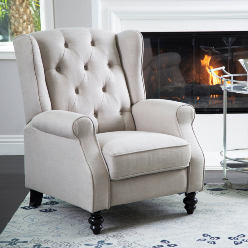 Chih Manual Wing Chair Pushback Recliner