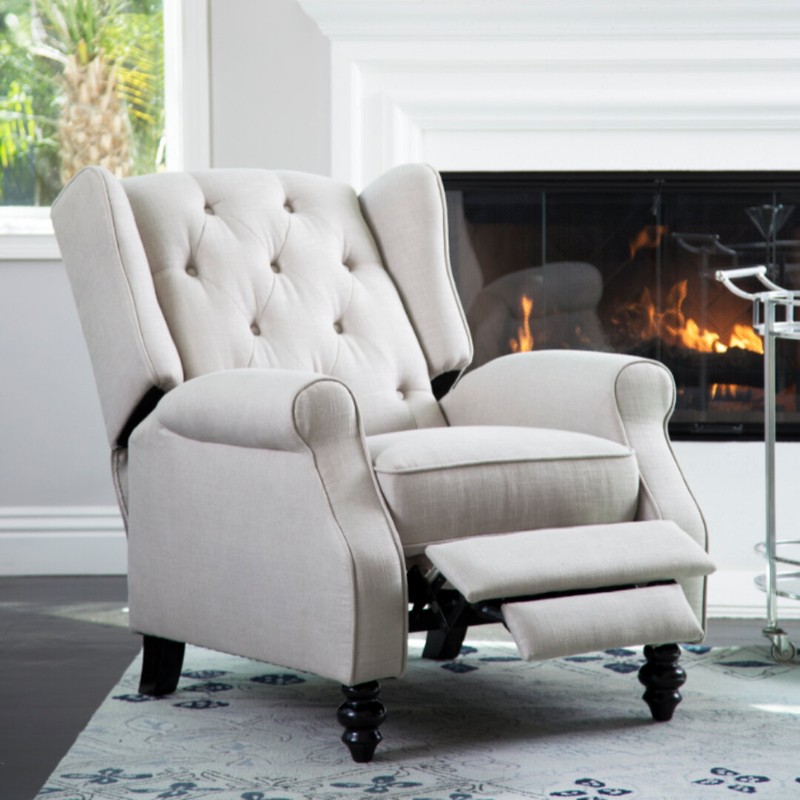 Chih Manual Wing Chair Pushback Recliner