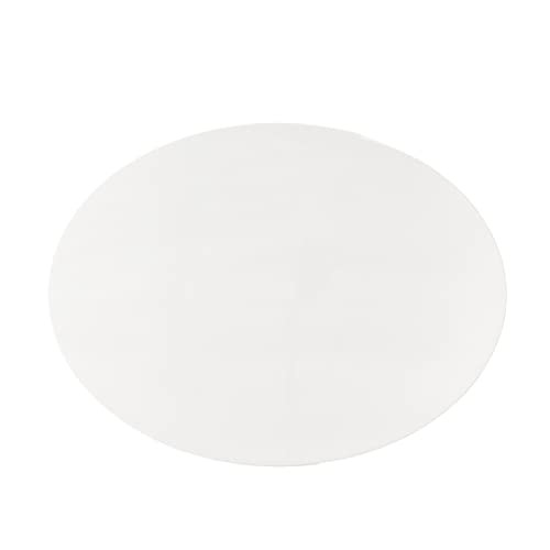 Christopher Knight Home CKH Small Oval Mod Rotatable Coffee Table, Glossy White