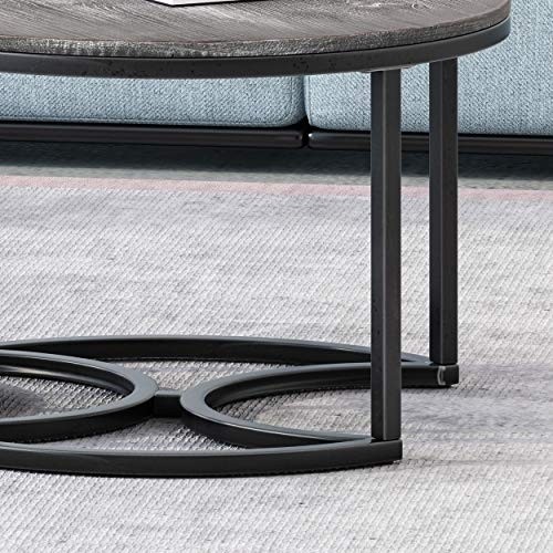 Christopher Knight Home Roberta Coffee Table Set, Gray, Pewter