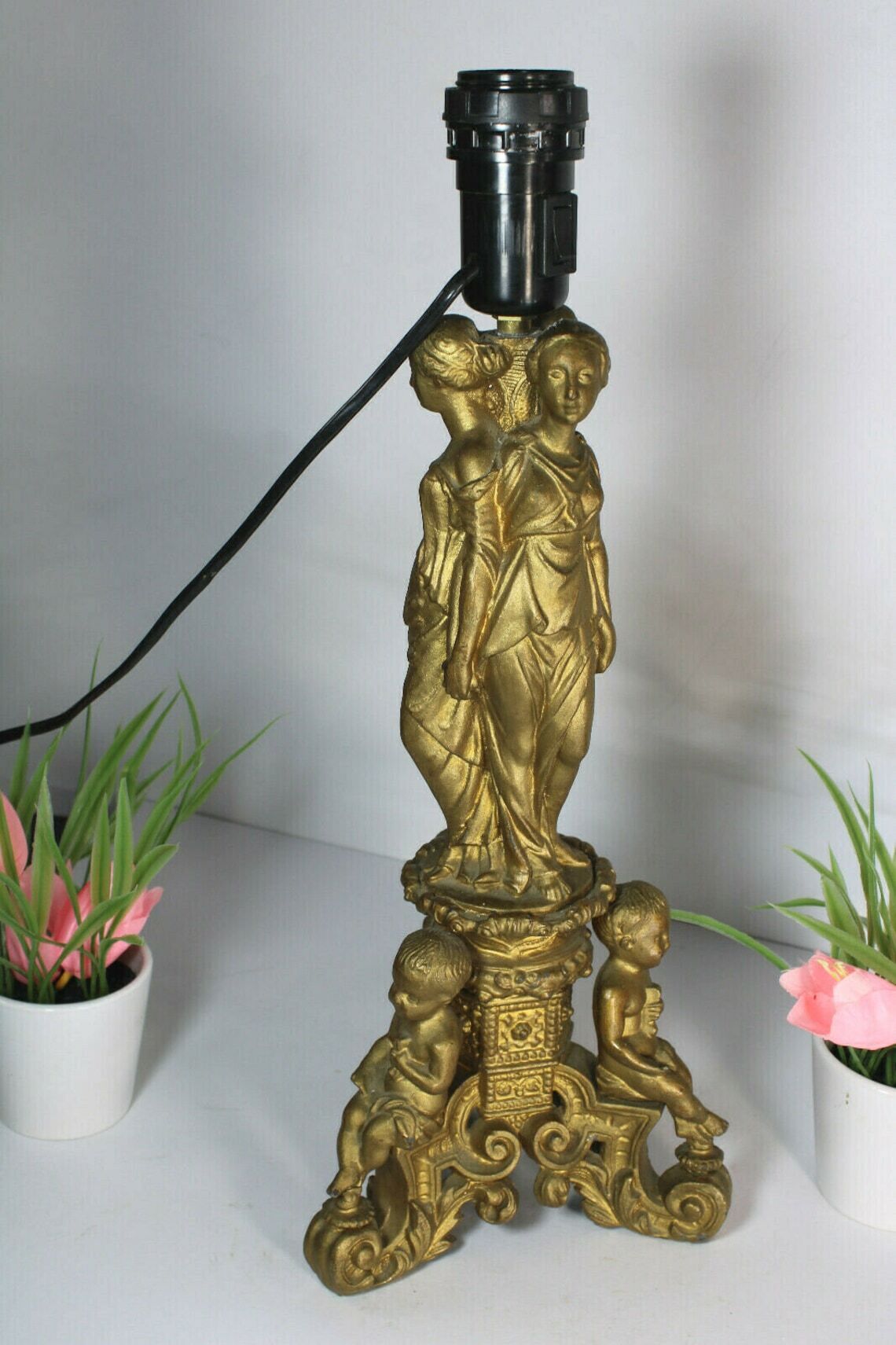 Classic Bronze Lamp Base