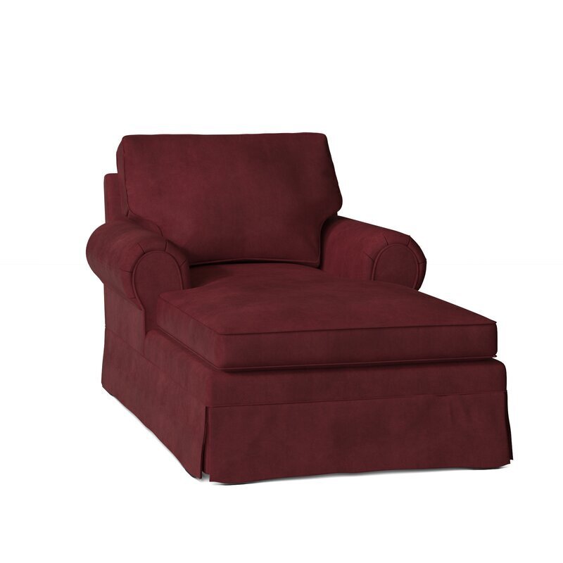 Classic Red Chaise
