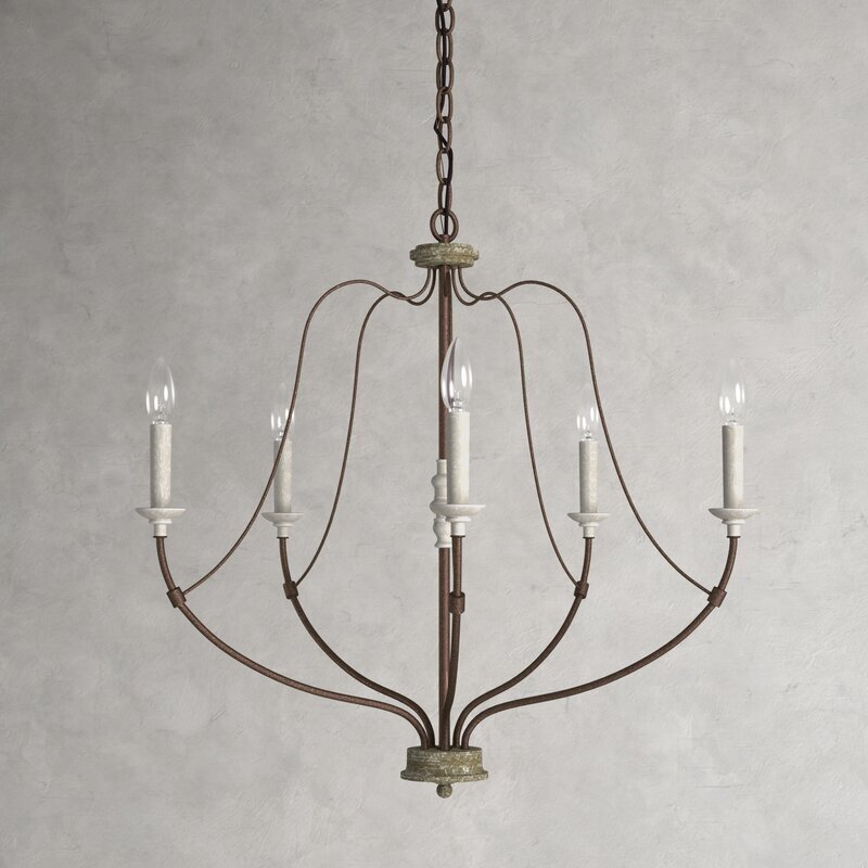 Classic shaker style chandelier