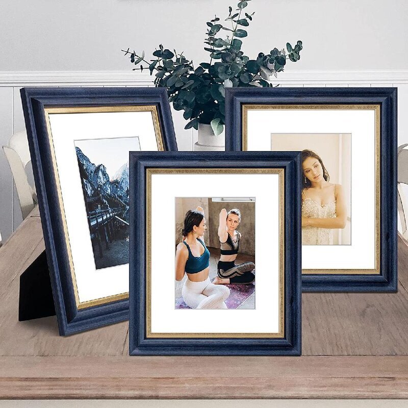 Classic Style Triple 8x10 Picture Frames