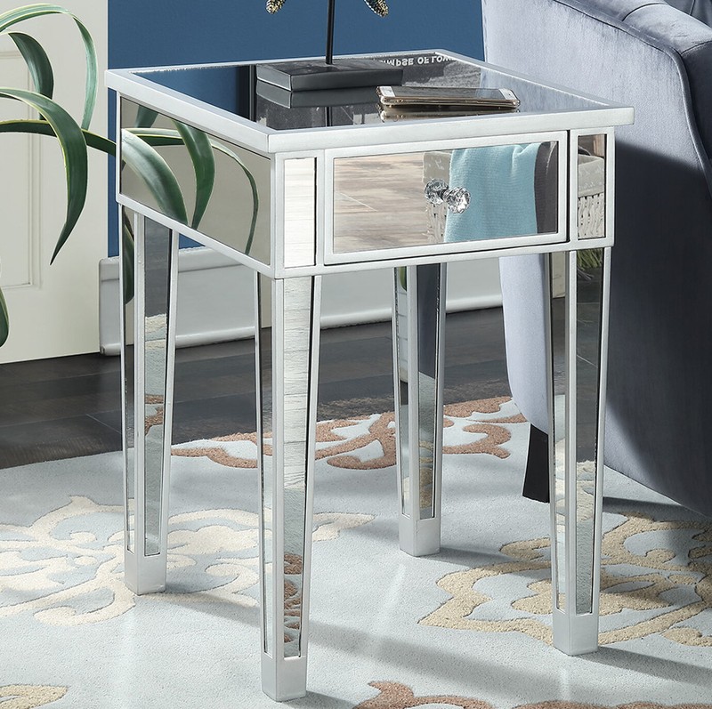 Claybrooks 24'' Tall End Table with Storage