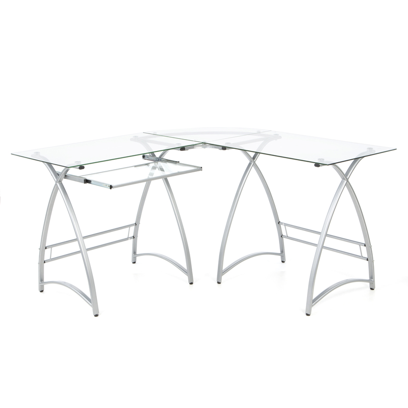 L Shaped Glass Desks Ideas On Foter 2604