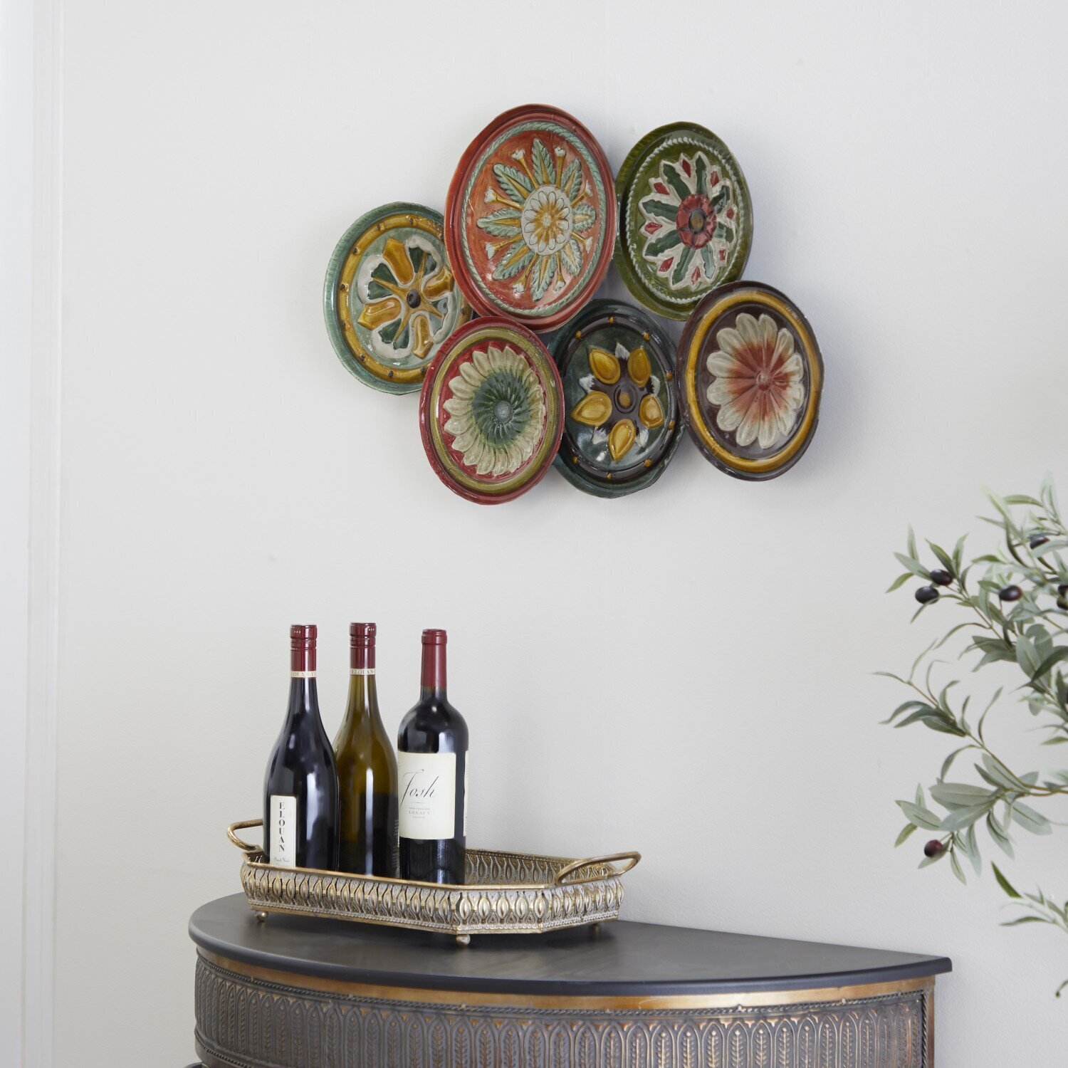 Colorful Extra Large Decorative Plates for Display