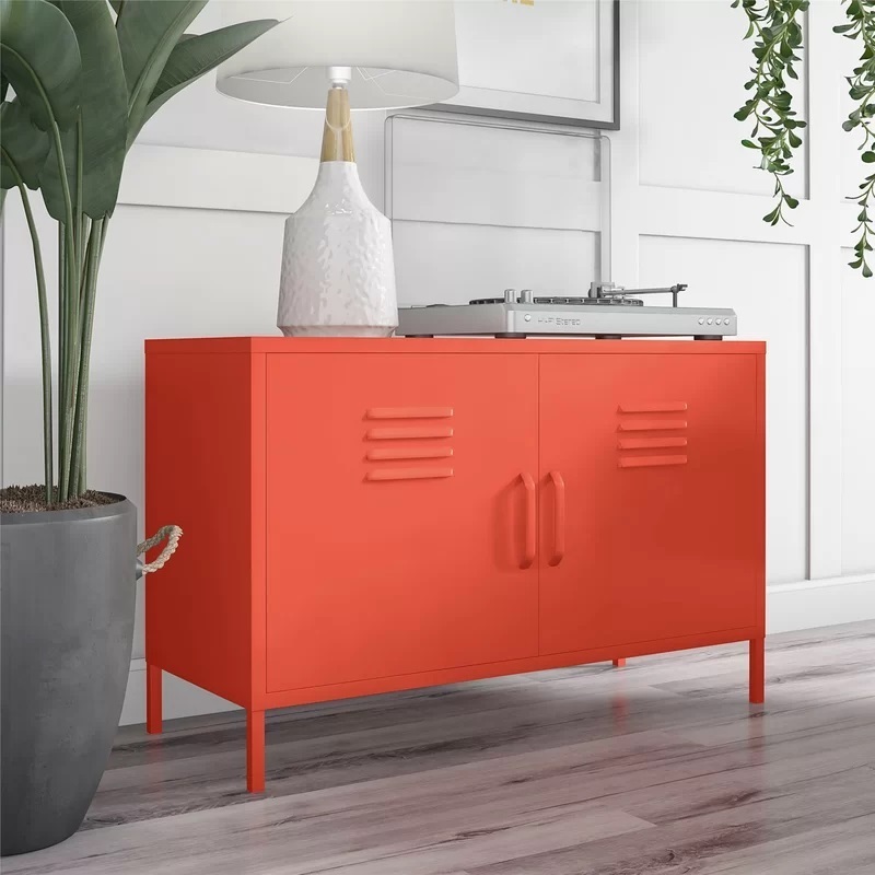 Colorful Stereo Console Cabinet