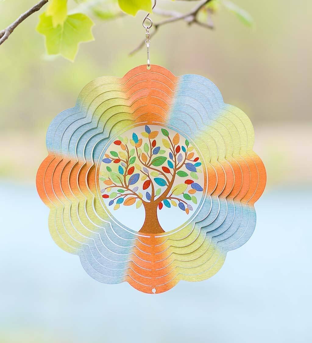 Colorful Tree of Life Hanging Wind Spinners