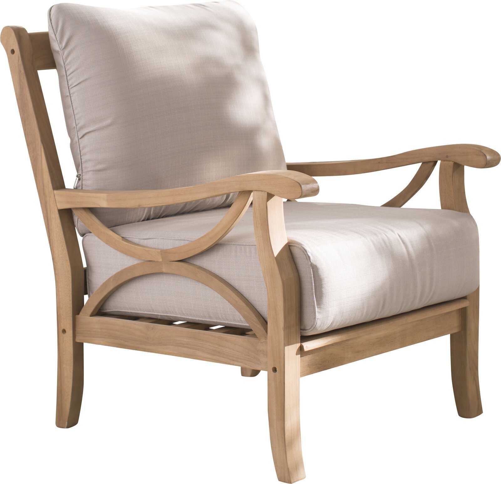 Comfortable and Elegant Teak Wood Bedroom Chair