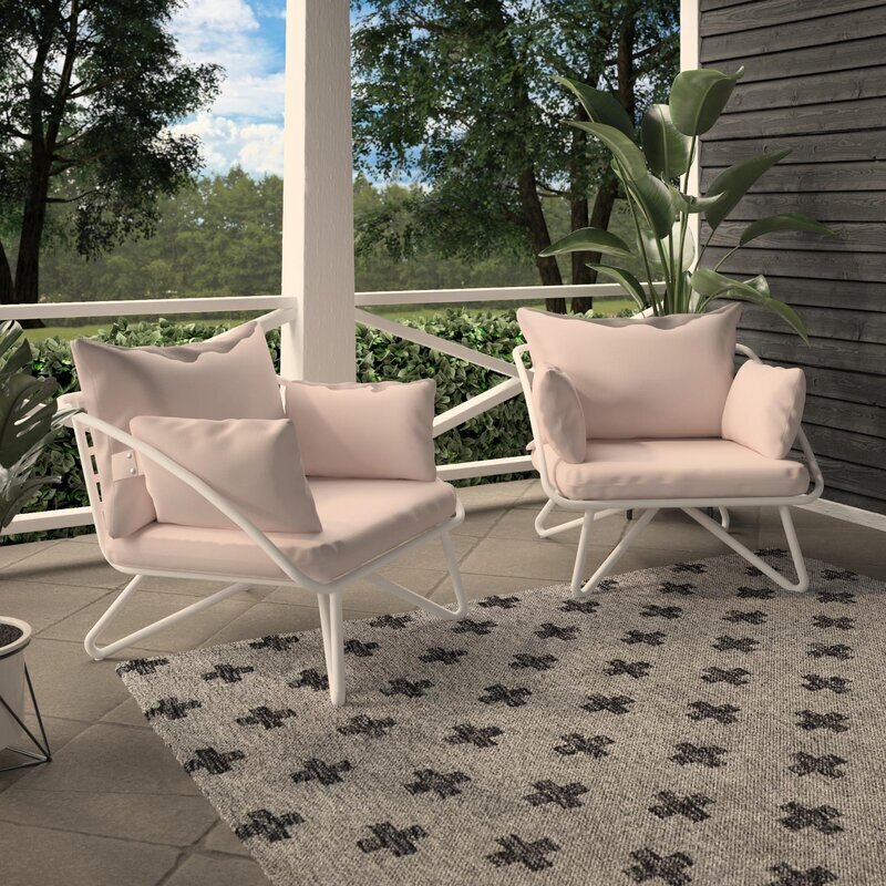 Comfortable Pink Outdoor Furniture 