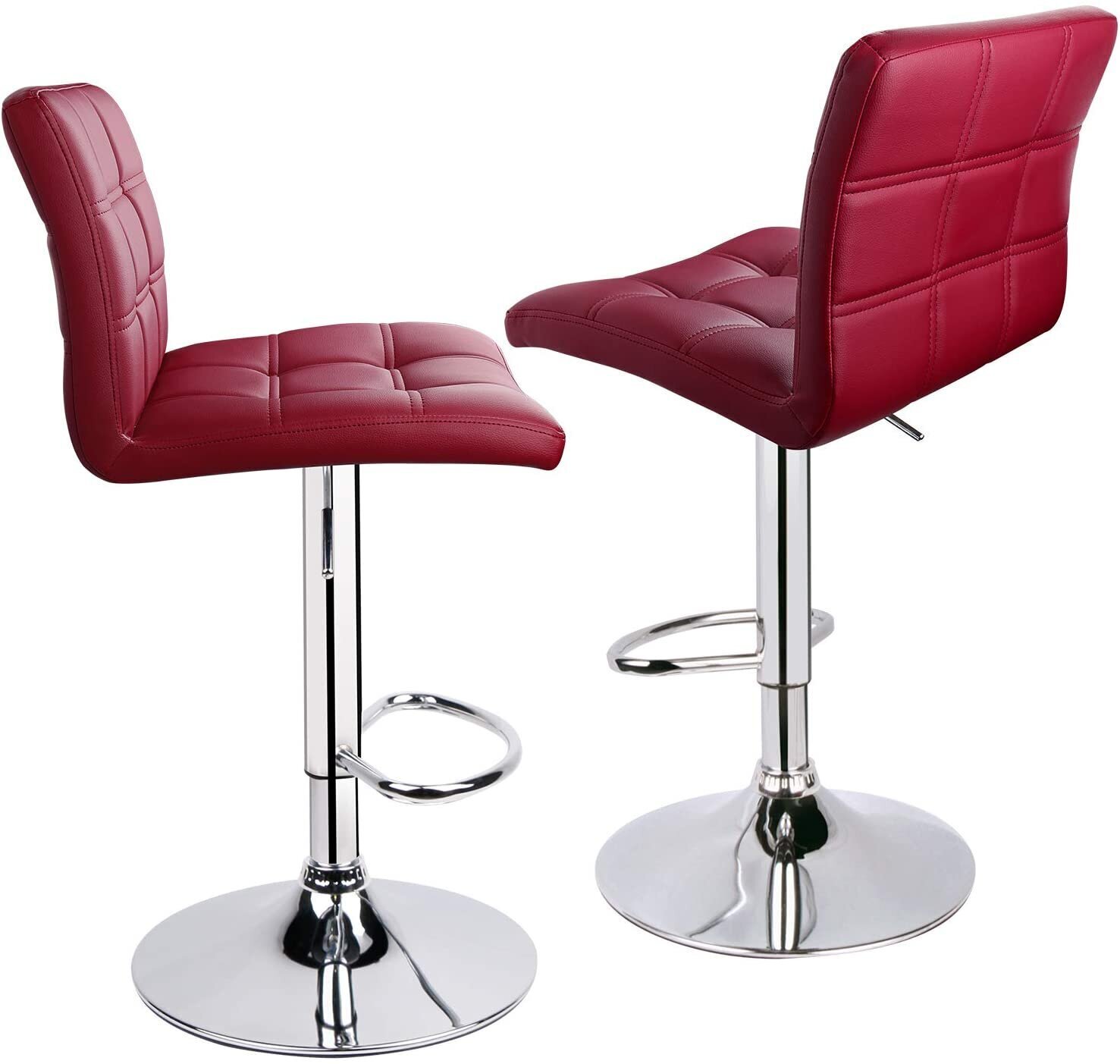 Comfortable Red Counter Height Stools