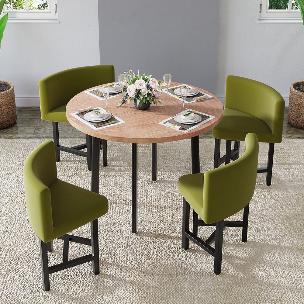 Compact Breakfast Nook Round Table