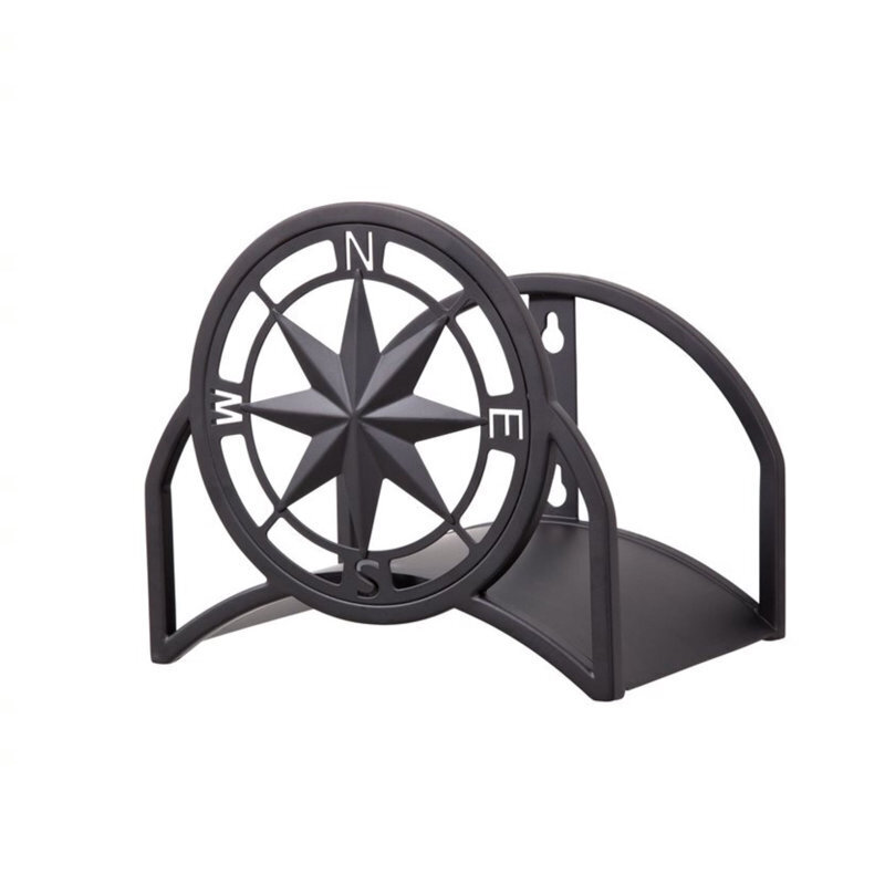 Compass Style Wall Mounted Metal Hose Reel