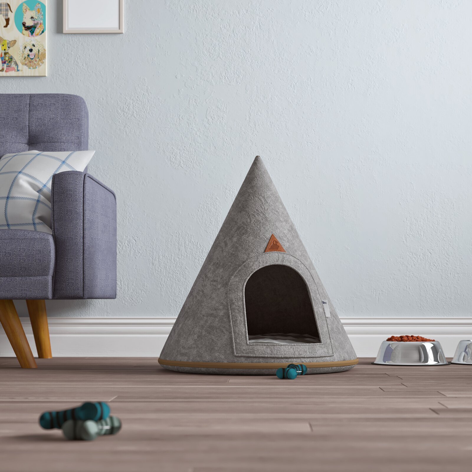 Cone Cave Dog Bed