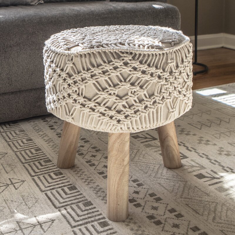 Contemporary and Stylish 3 Legged Wooden Stool