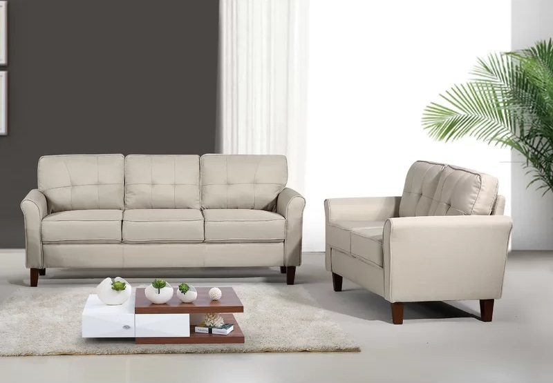Contemporary Beige Living Room Furniture