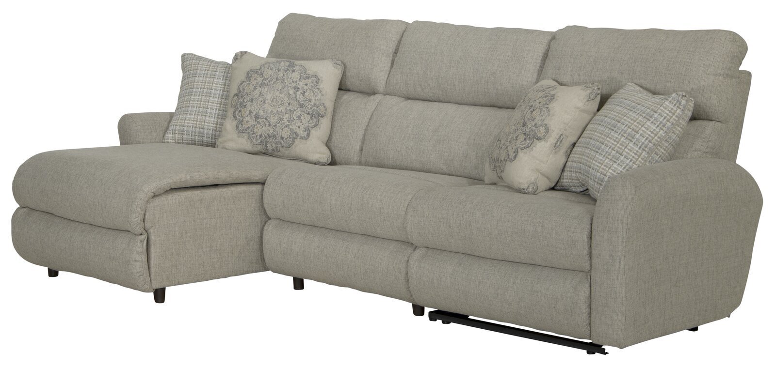 Contemporary Farmhouse Style Reclining Sectional