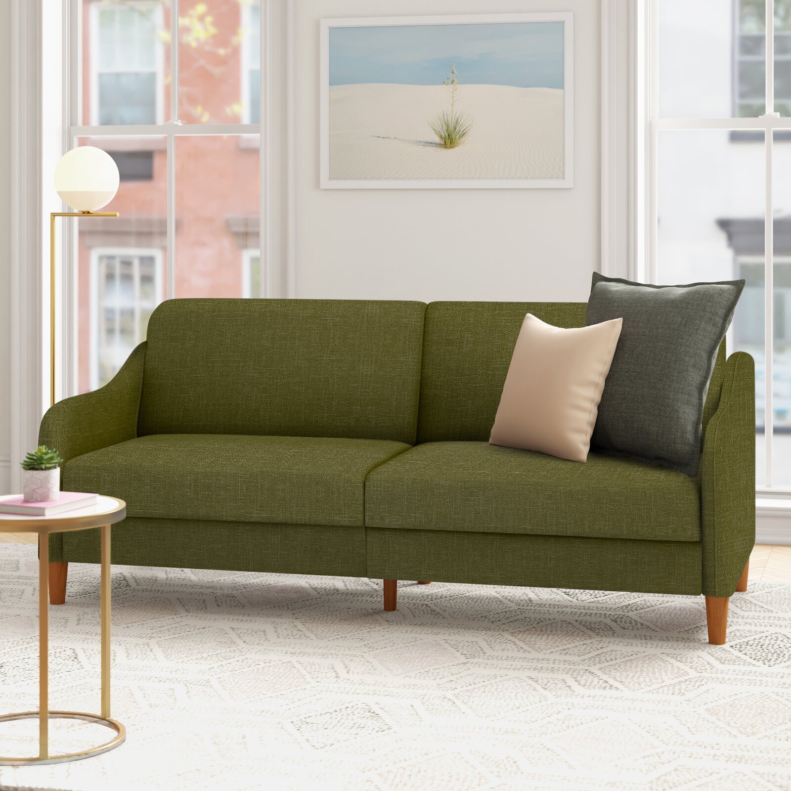 Contemporary Green Living Room Furniture