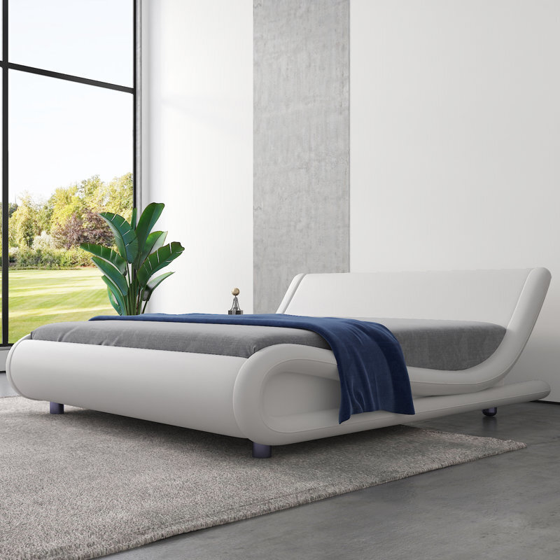 Contemporary Low Profile Bed Frame