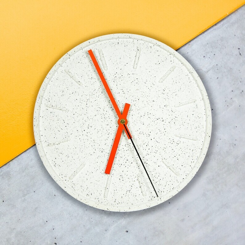 Contemporary Neon Wall Clock