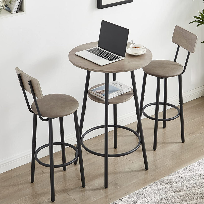 Contemporary Tall Bistro Table and Chairs